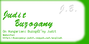 judit buzogany business card